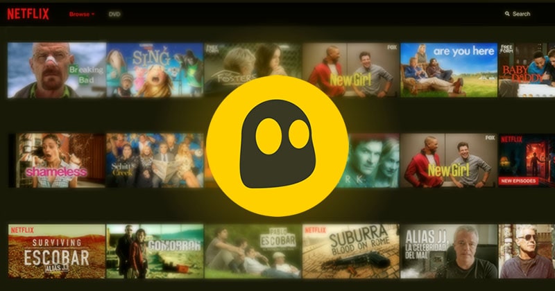 CyberGhost pro Netflix