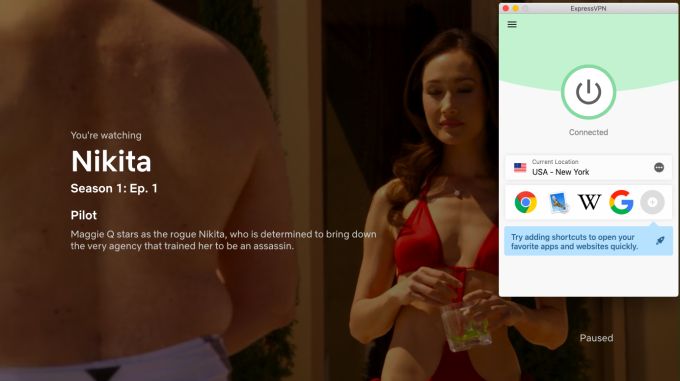 ExpressVPN odblokovává Netflix