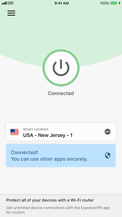 Klient ExpressVPN pro iOS