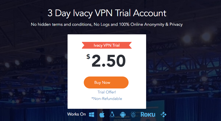 3denní zkušební verze Ivacy - vpnpro