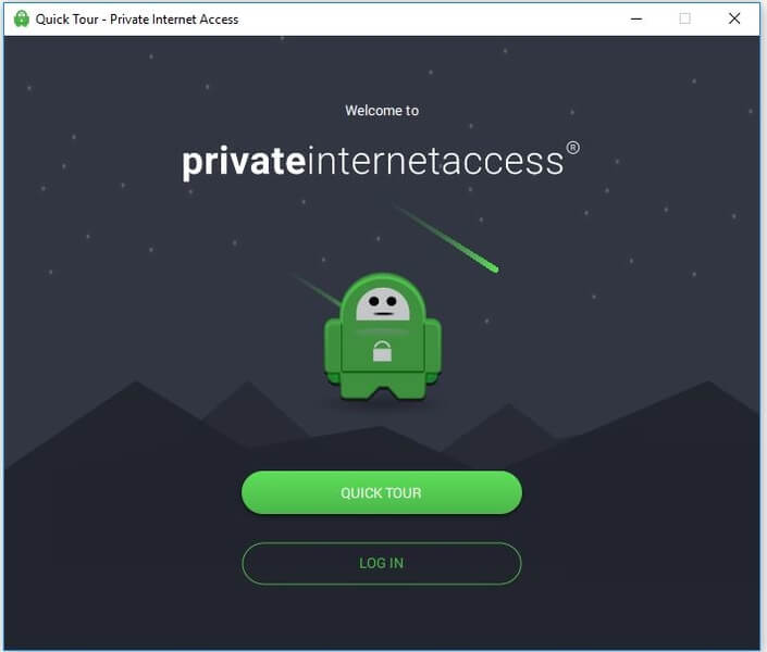&uacute;vodn&iacute; obrazovka private internet access
