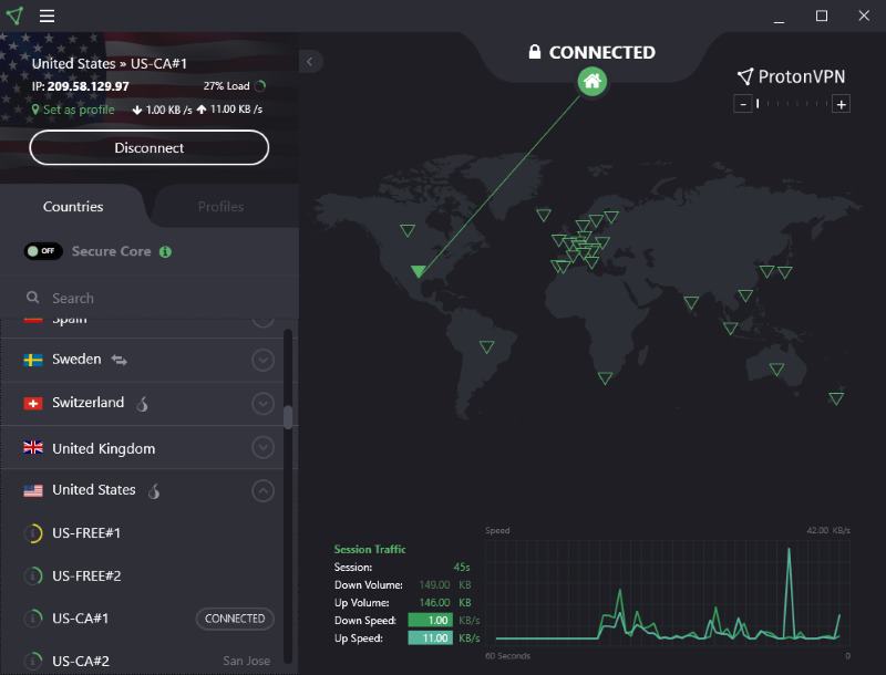 Recenze na používání Proton VPN